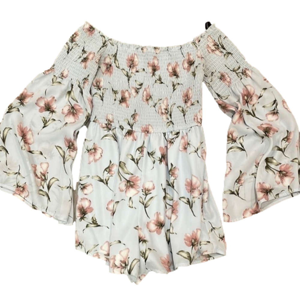 Off shoulder romper